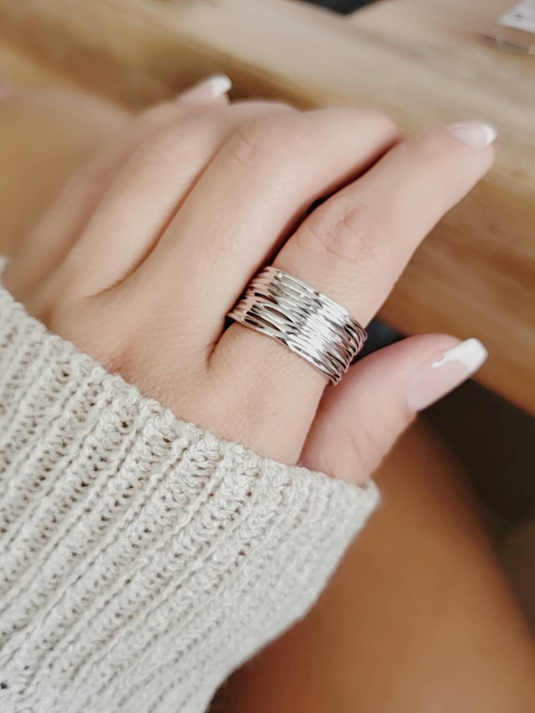Thick Ring – 925 Sterling Silver