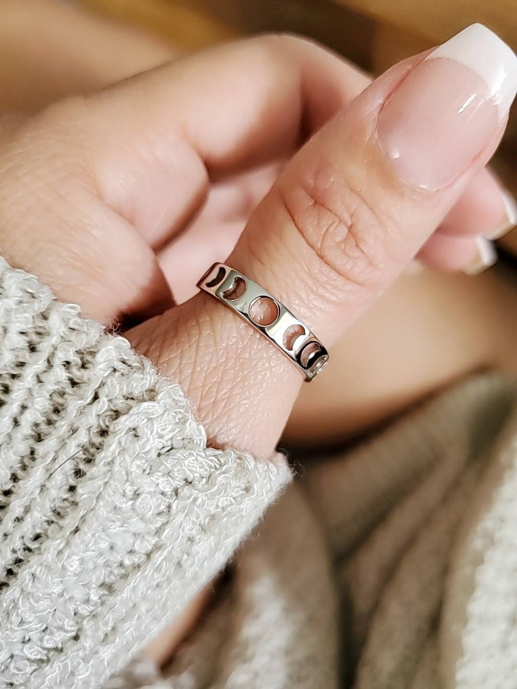 Moon Phase Celestial Ring