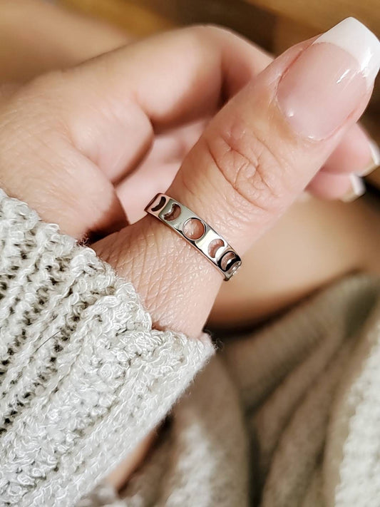 Moon Phase Celestial Ring