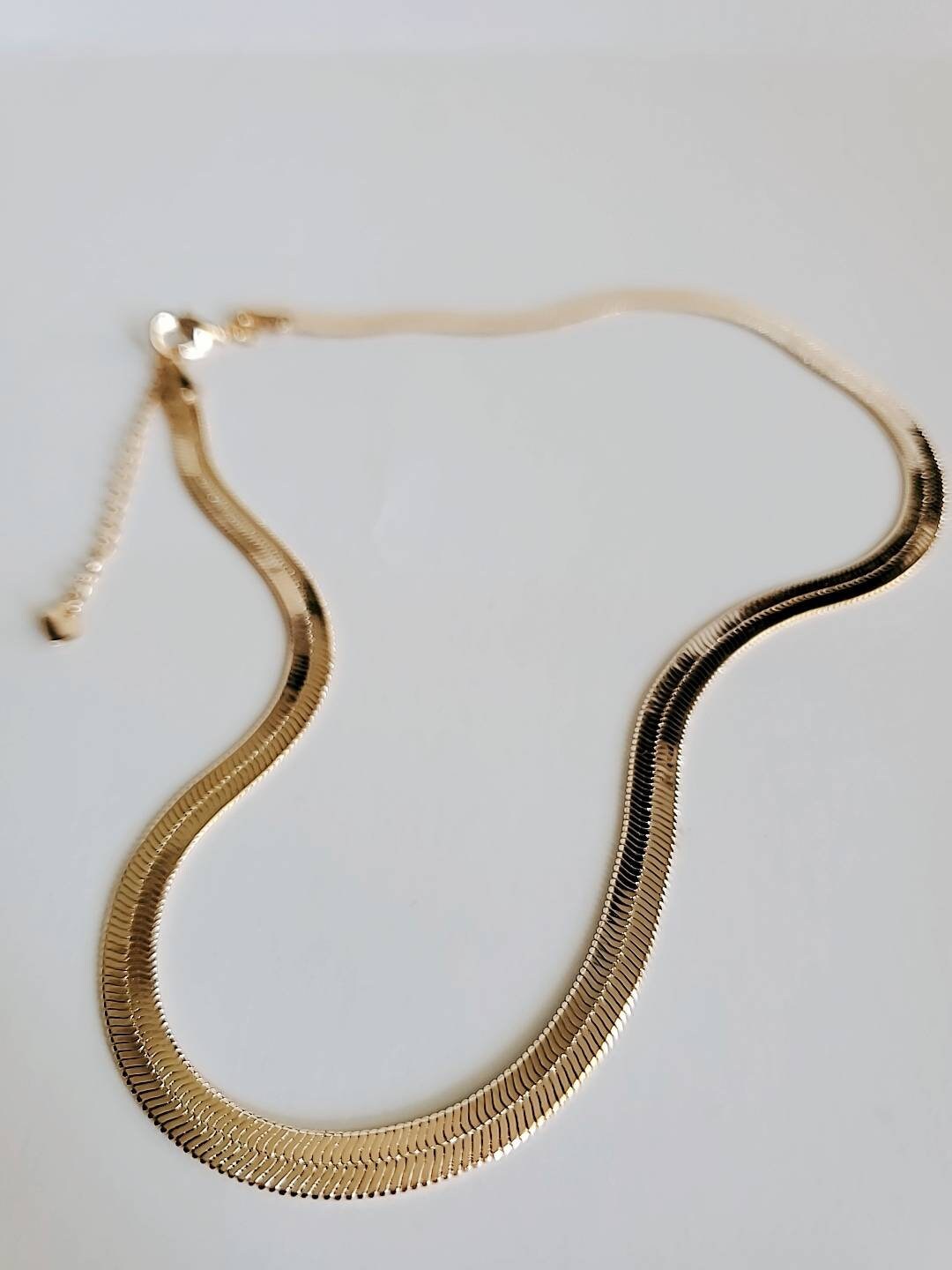 Herringbone 18K Gold Filled Chain