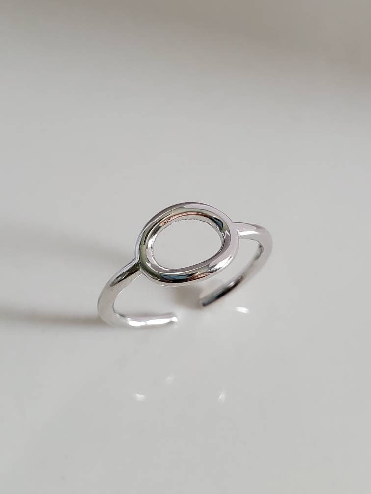 Halo Ring Sterling Silver Toe Ring