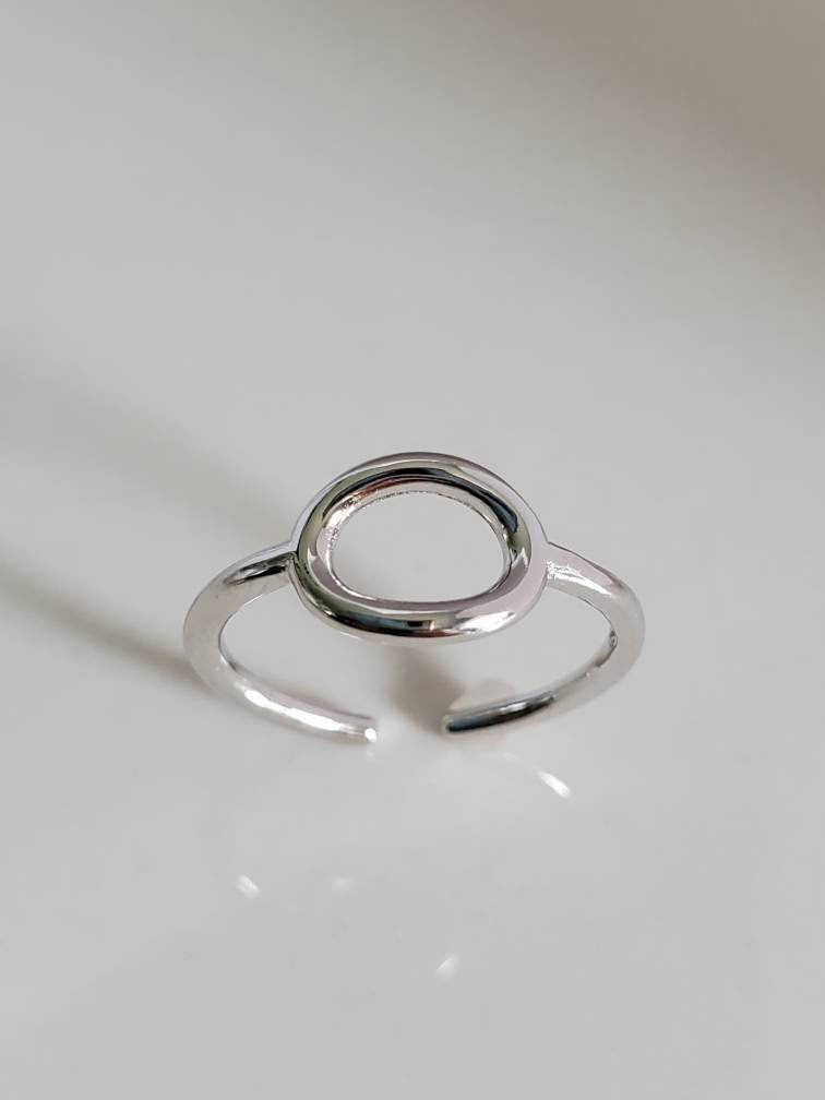 Halo Ring Sterling Silver Toe Ring