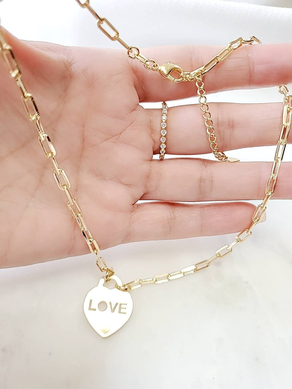 Gold Heart Necklace