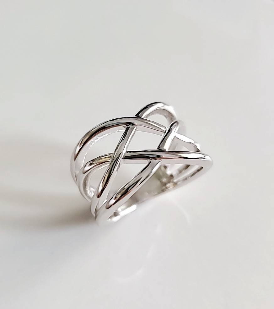 Solid Sterling Silver Women's Ring