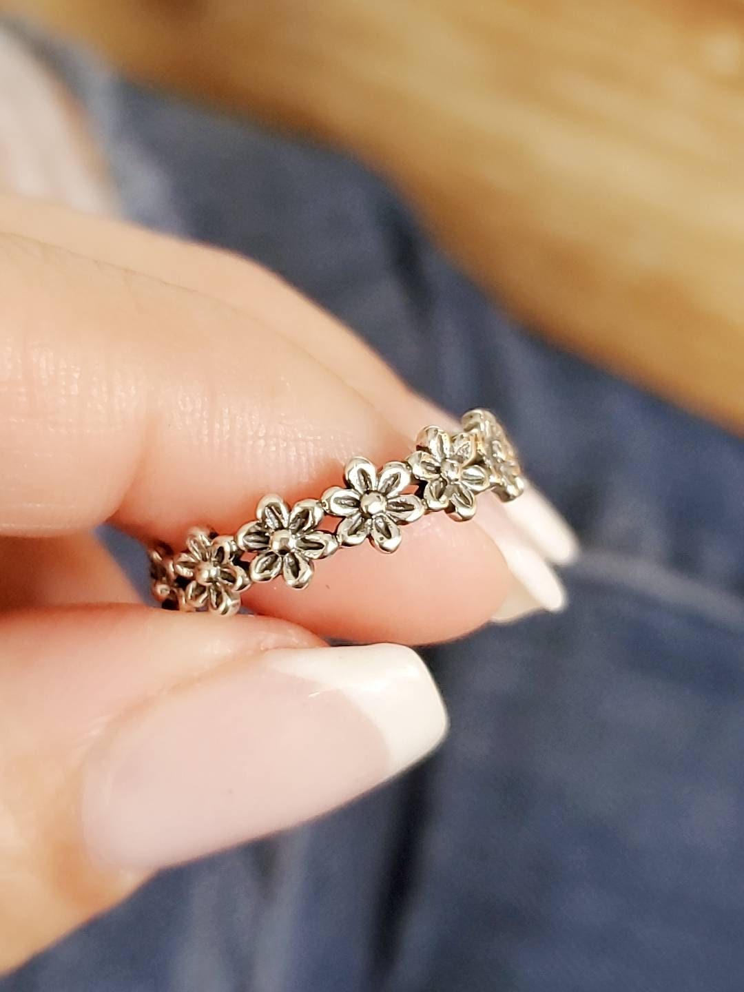 Flower Daisy Minimalist Ring