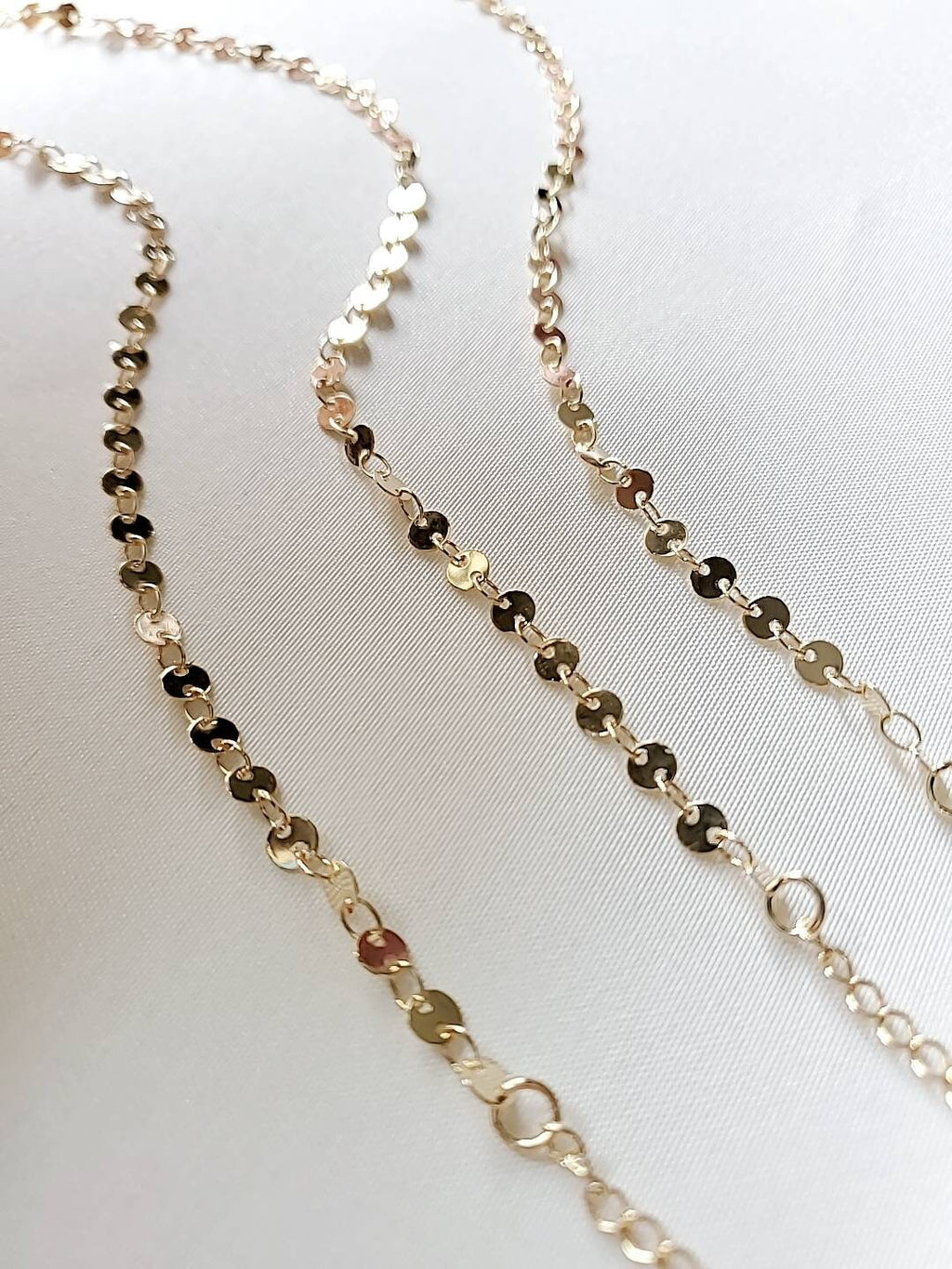 Gold Disc Necklace