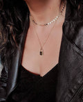 Gold Disc Necklace