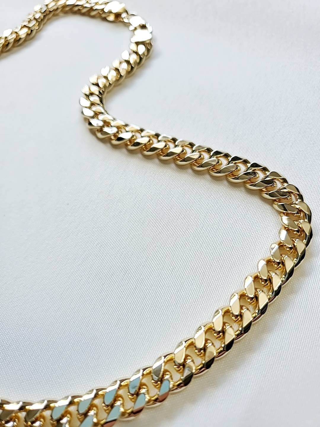 Gold Necklace Cuban Chain