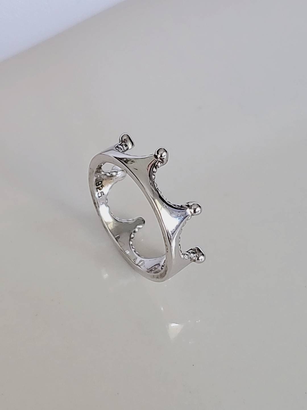 Crown Ring – Sterling Silver