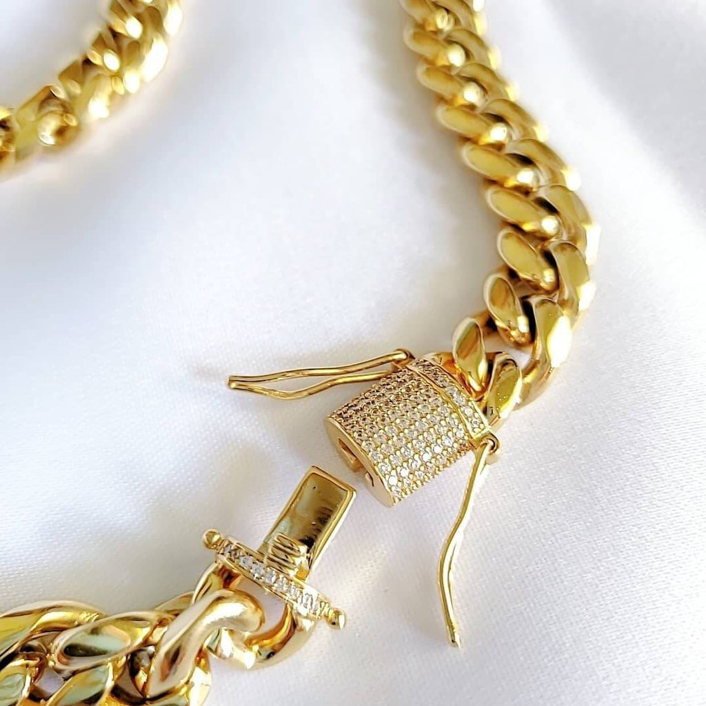 Gold Women's Cuban Link Chain