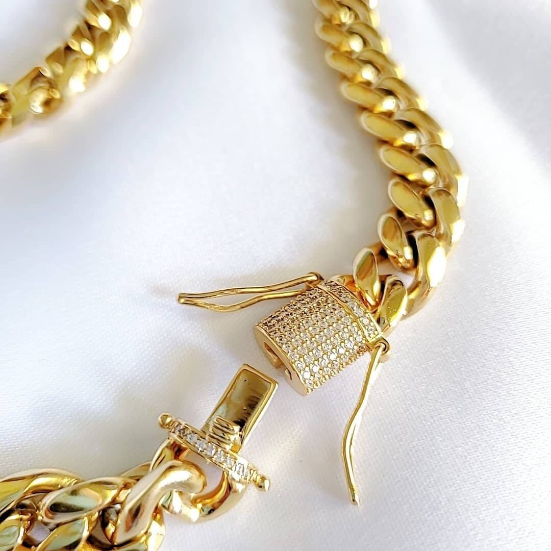 Gold Women's Cuban Link Chain