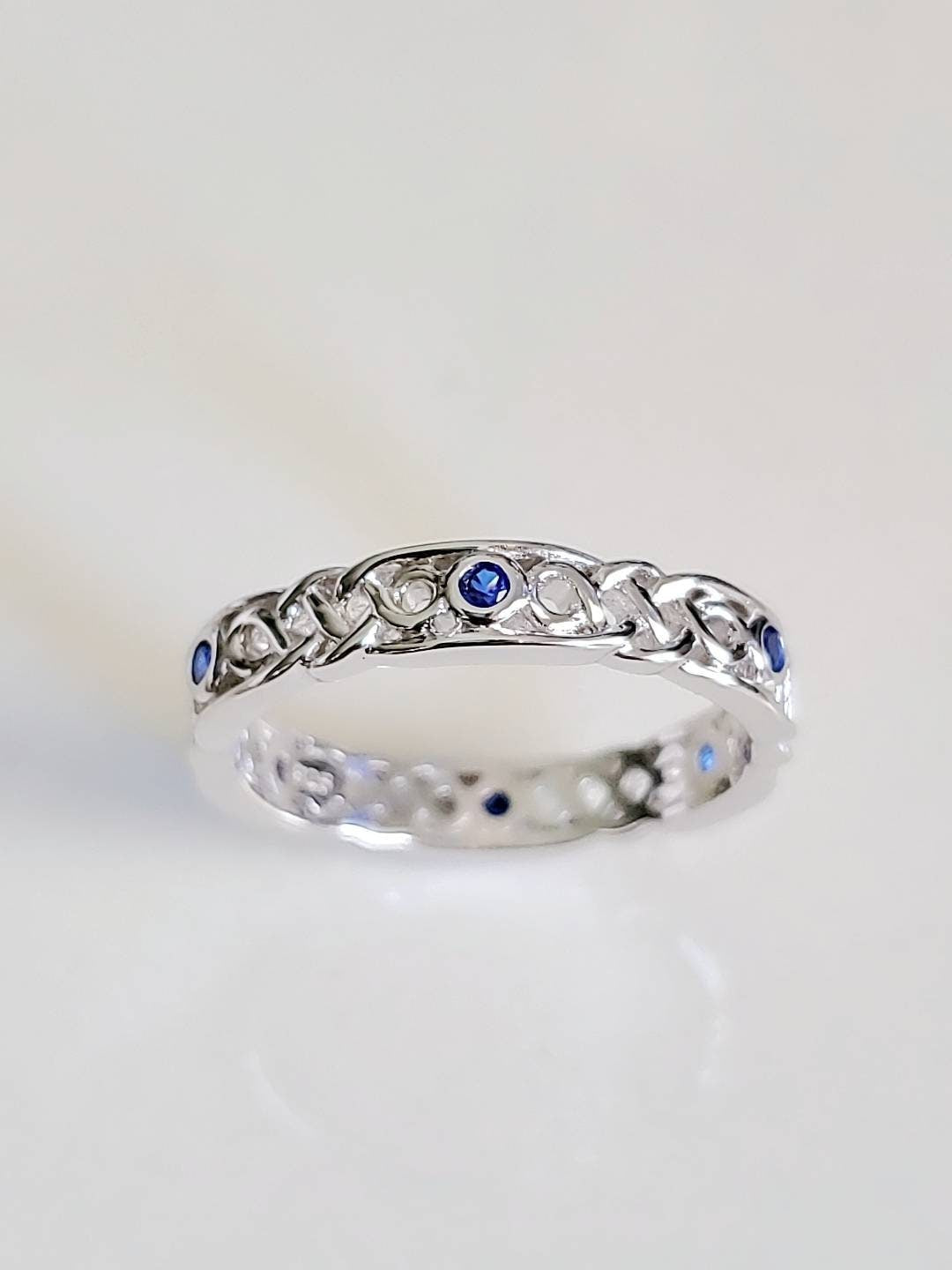 Celtic Sapphire Ring