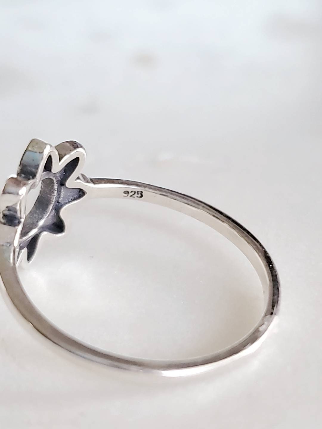 Sun Flower Women's Ring – Sterling Silver