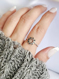 Sun Flower Women's Ring – Sterling Silver