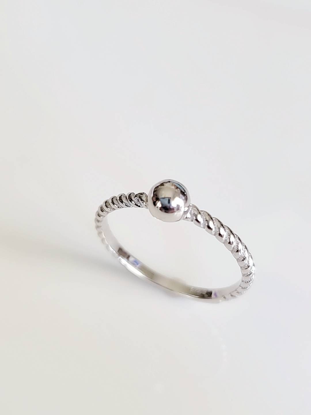 Beaded Ring – Sterling Silver