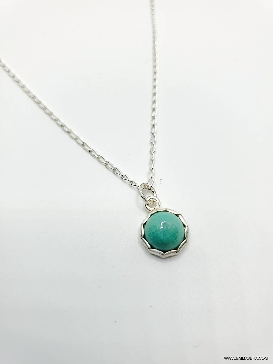 Natural Turquoise Pendant Necklace