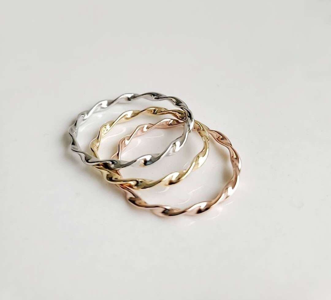 Thin Wedding Ring – Sterling Silver with 2mm Band Width
