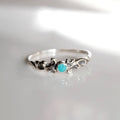Thin Dainty Turquoise Ring