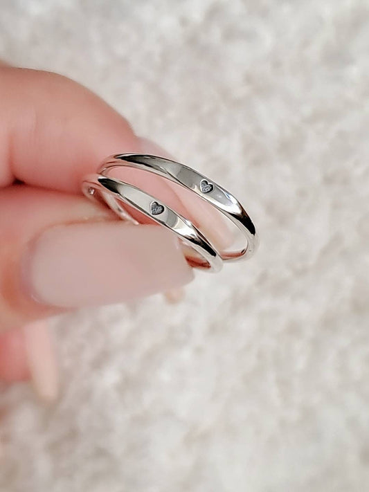 Sterling Silver Dainty Heart Ring