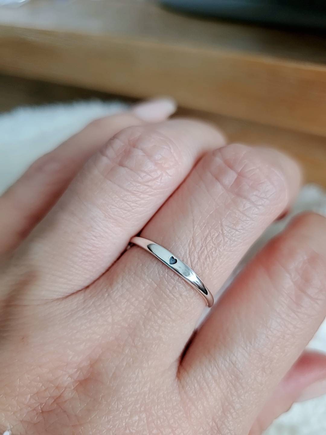 Sterling Silver Dainty Heart Ring