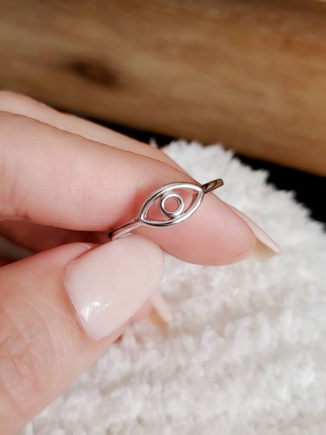 Sterling Silver Eye Ring