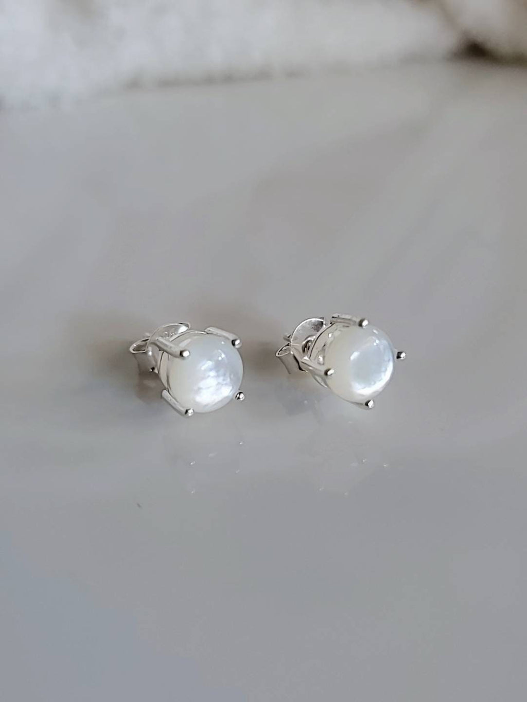 Mother of Pearl Studs Earrings
