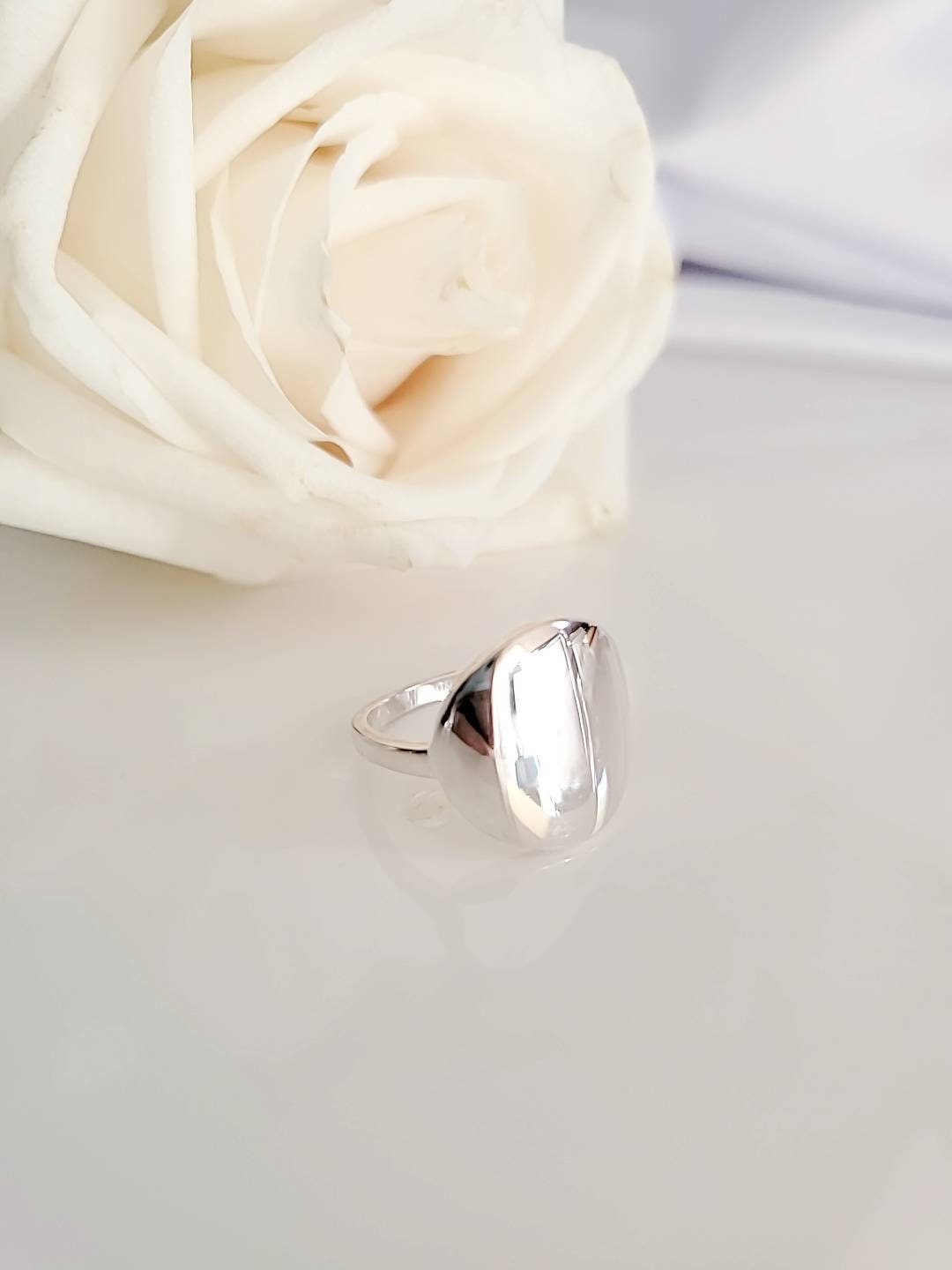 Disc Ring – Sterling Silver