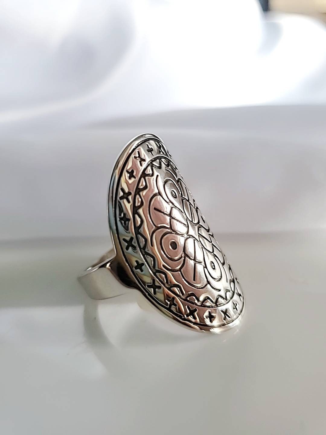 Shield Bohemian Large Ring