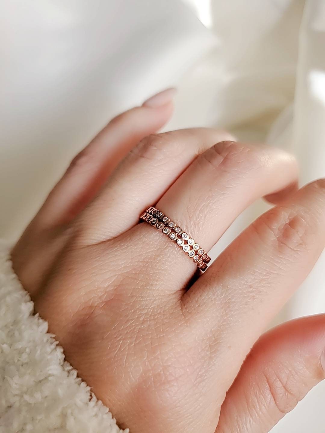 Eternity Rose Gold Ring