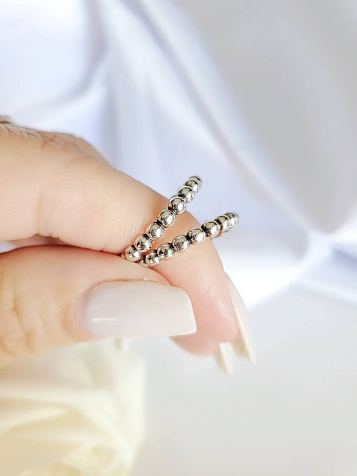 Beaded Simple Stackable Ring
