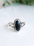 Genuine Onyx Ring – 925 Sterling Silver with 6mm Band Width
