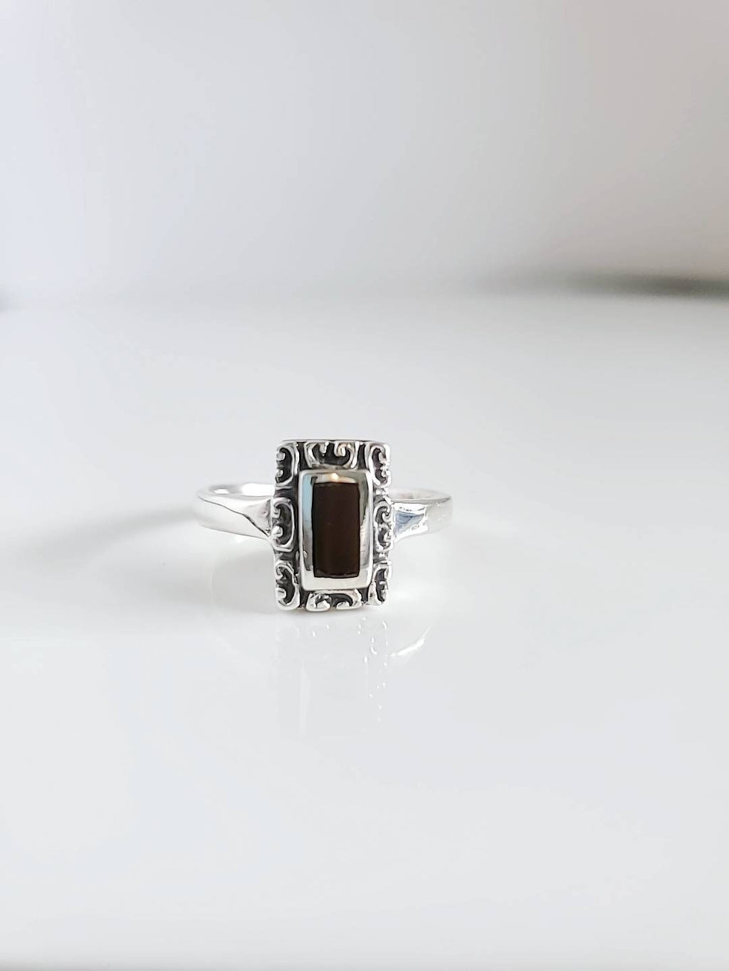 Onyx Ring – 925 Sterling Silver