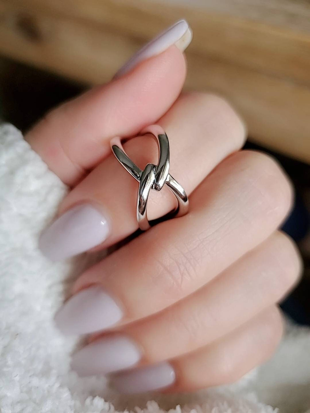 Statement Ring – 925 Sterling Silver with High Polish Finish