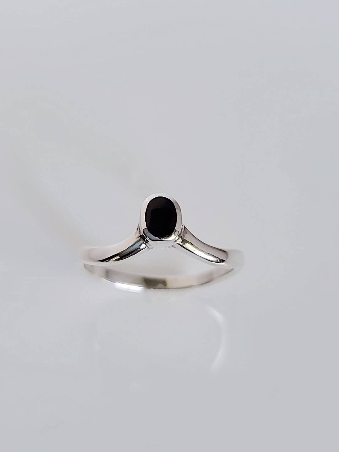 Black Onyx Stone Ring