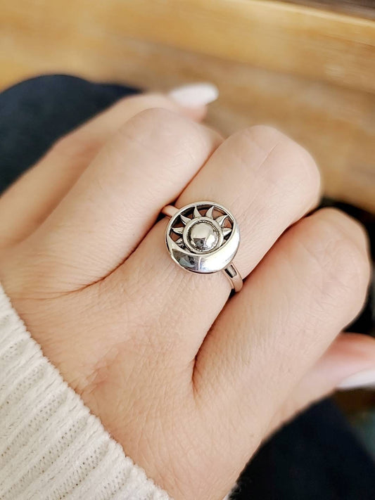 Moon Sun Bohemian Ring