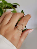Circle Halo Ring