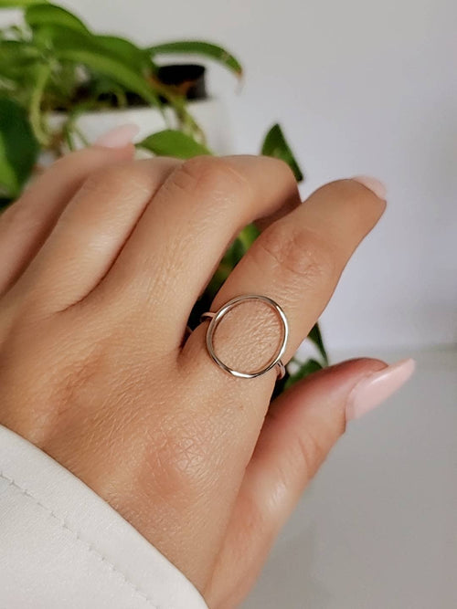 Circle Halo Ring