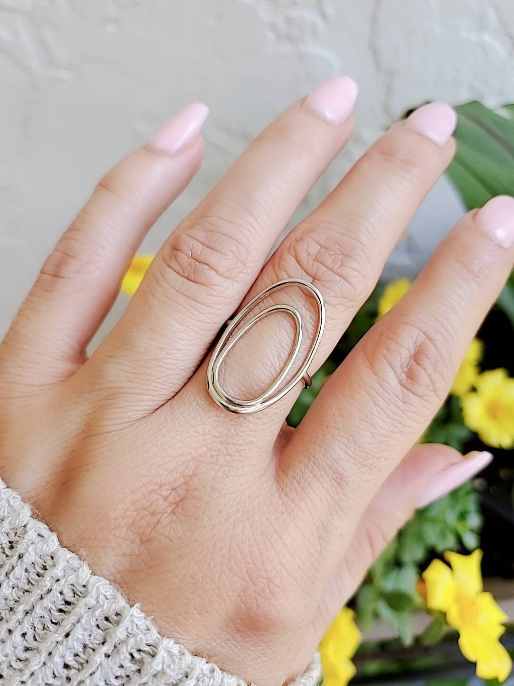 Halo Sterling Silver Women Ring
