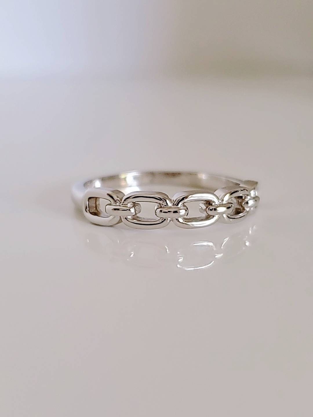 Sterling Silver Chain Simple Chain Band