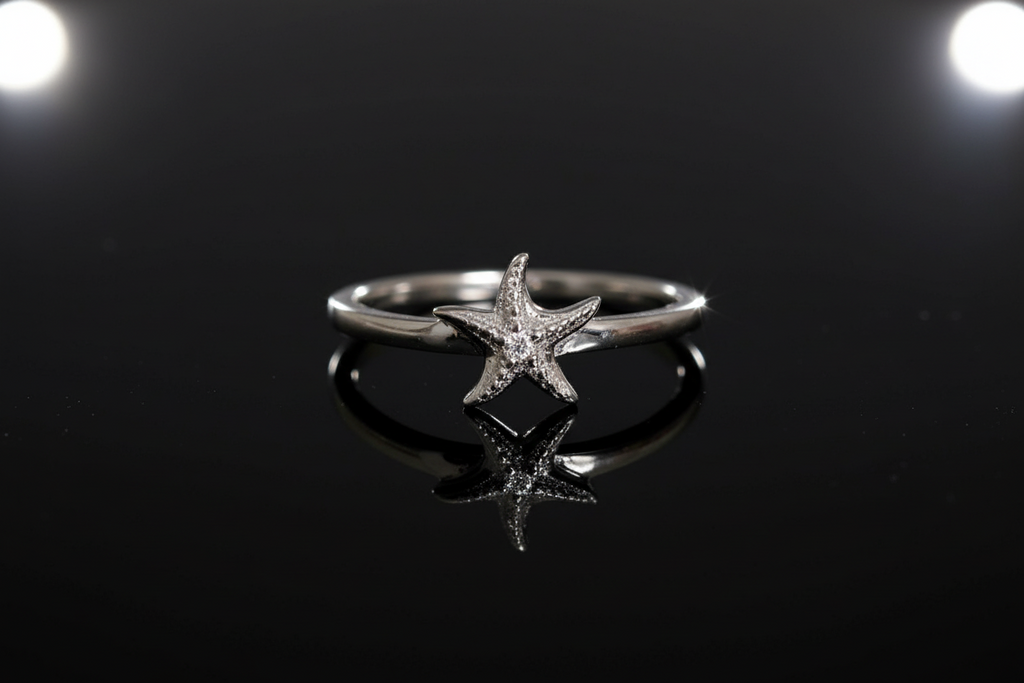 Starfish Ring – 925 Sterling Silver