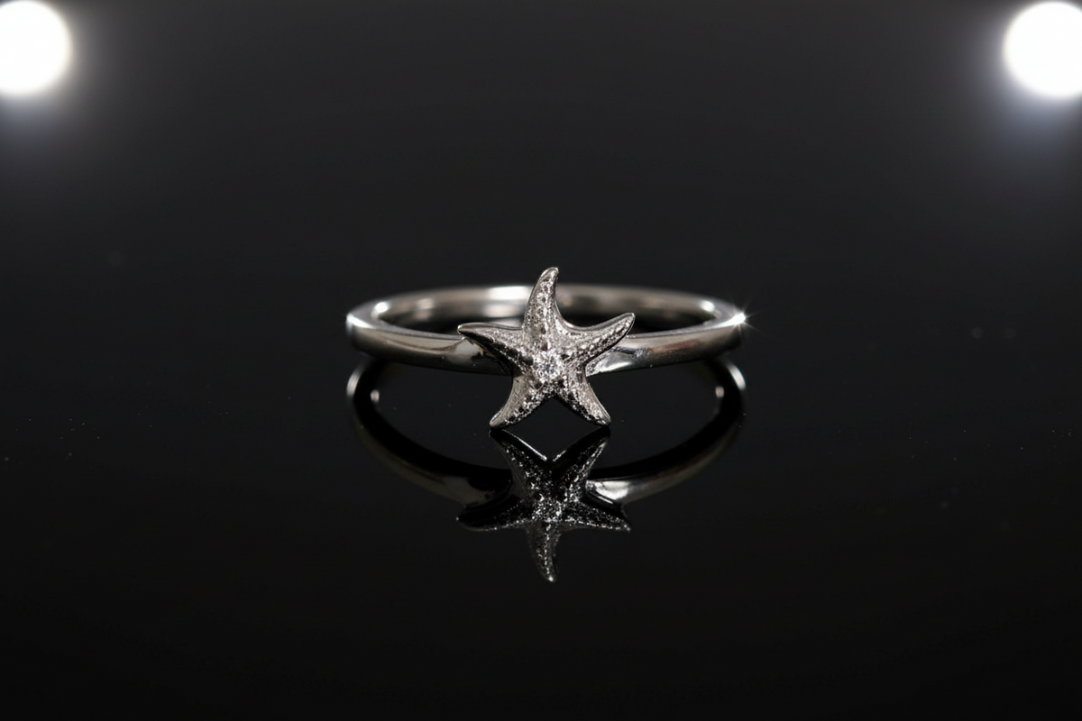 Starfish Ring – 925 Sterling Silver
