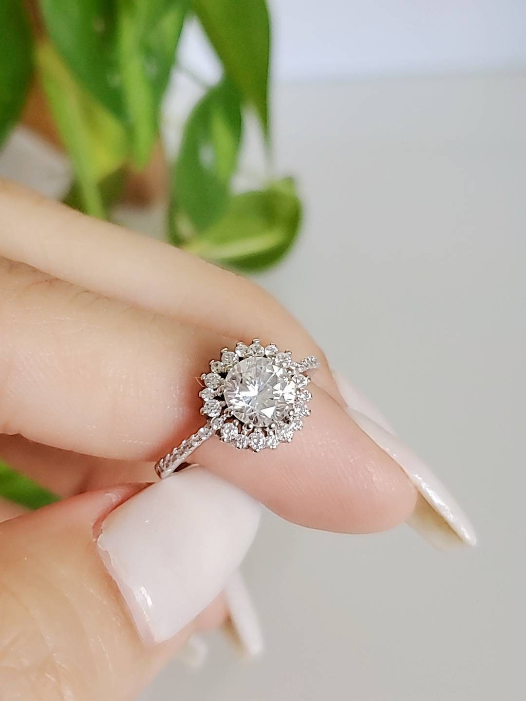 Elegant Sterling Silver Ring Promise Ring