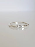 Dainty Eye Evil Ring – Sterling Silver