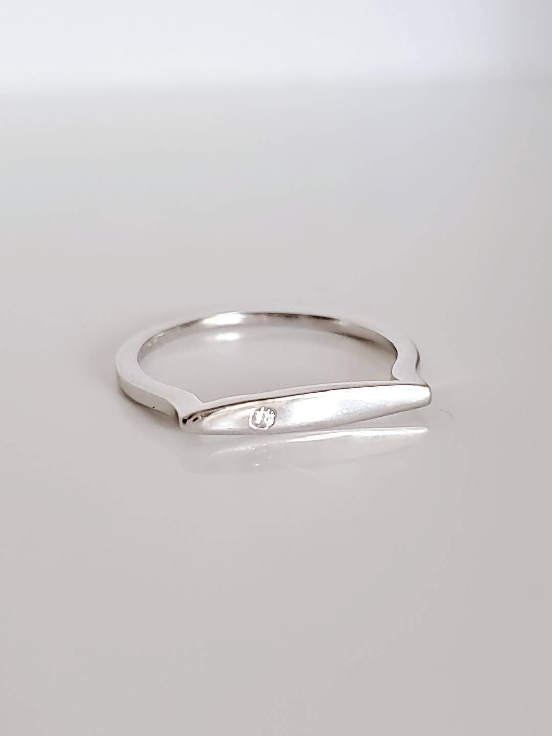 Sterling Silver Bar Ring