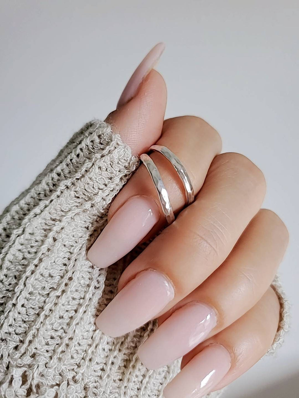 Hammered Ring – 925 Sterling Silver with Finish