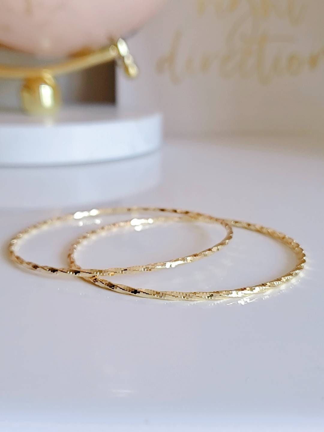 Gold Filled Bangle Stacking Bangles