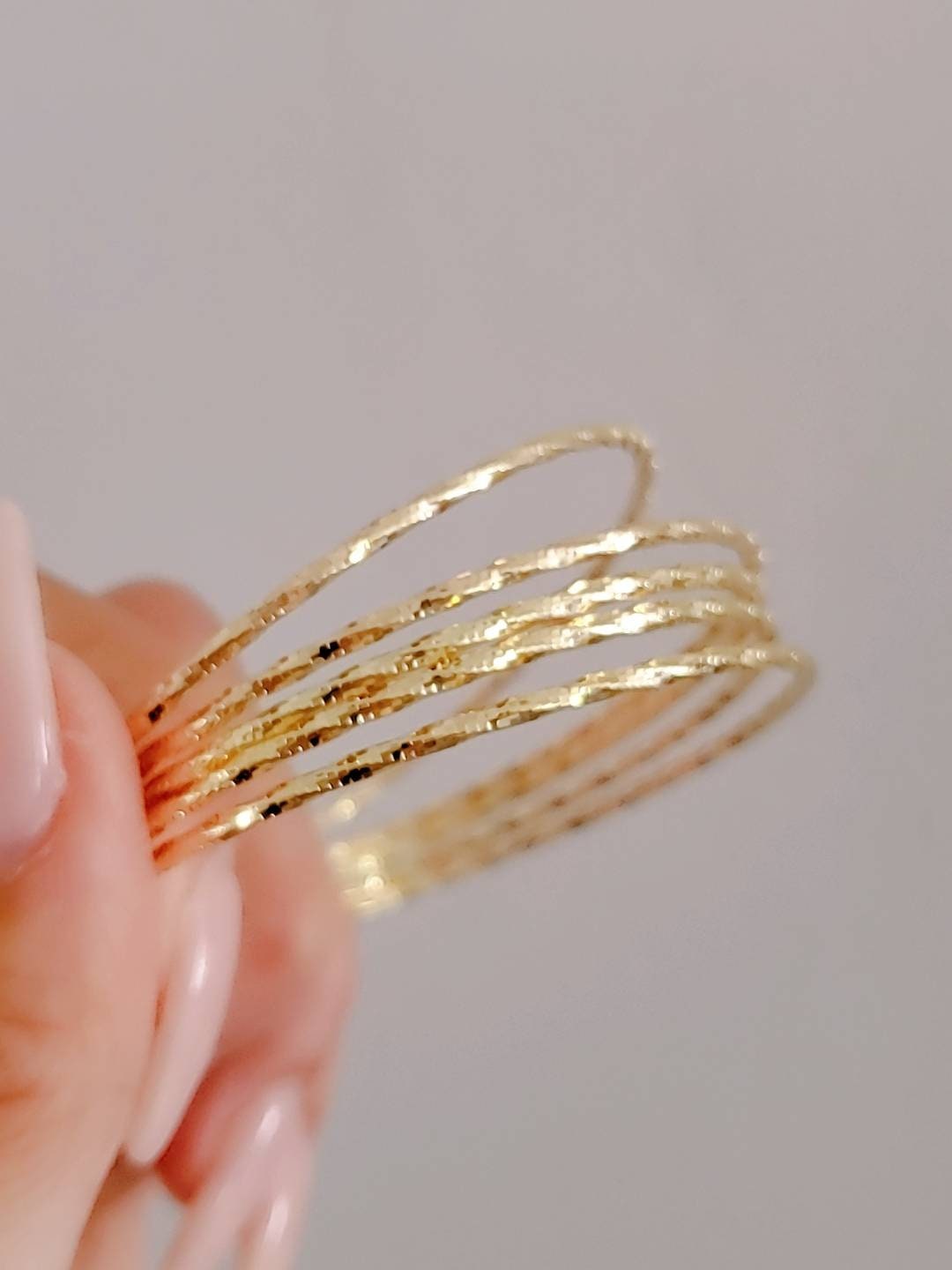 Gold Filled Bangle Stacking Bangles