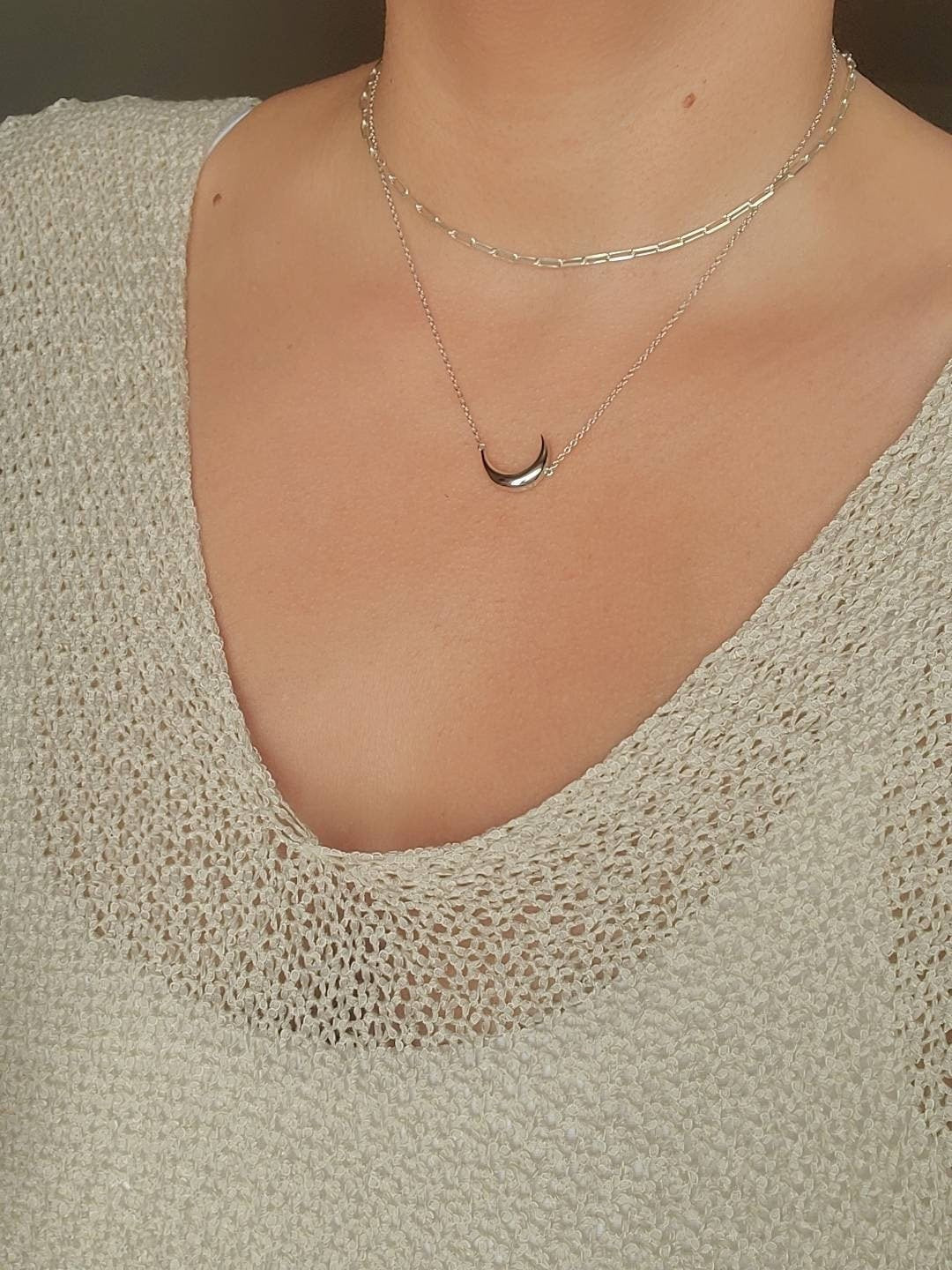 Moon Crescent Necklace