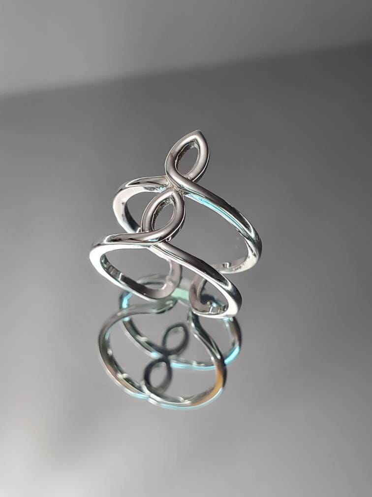 Women's Statement Ring – 925 Sterling Silver