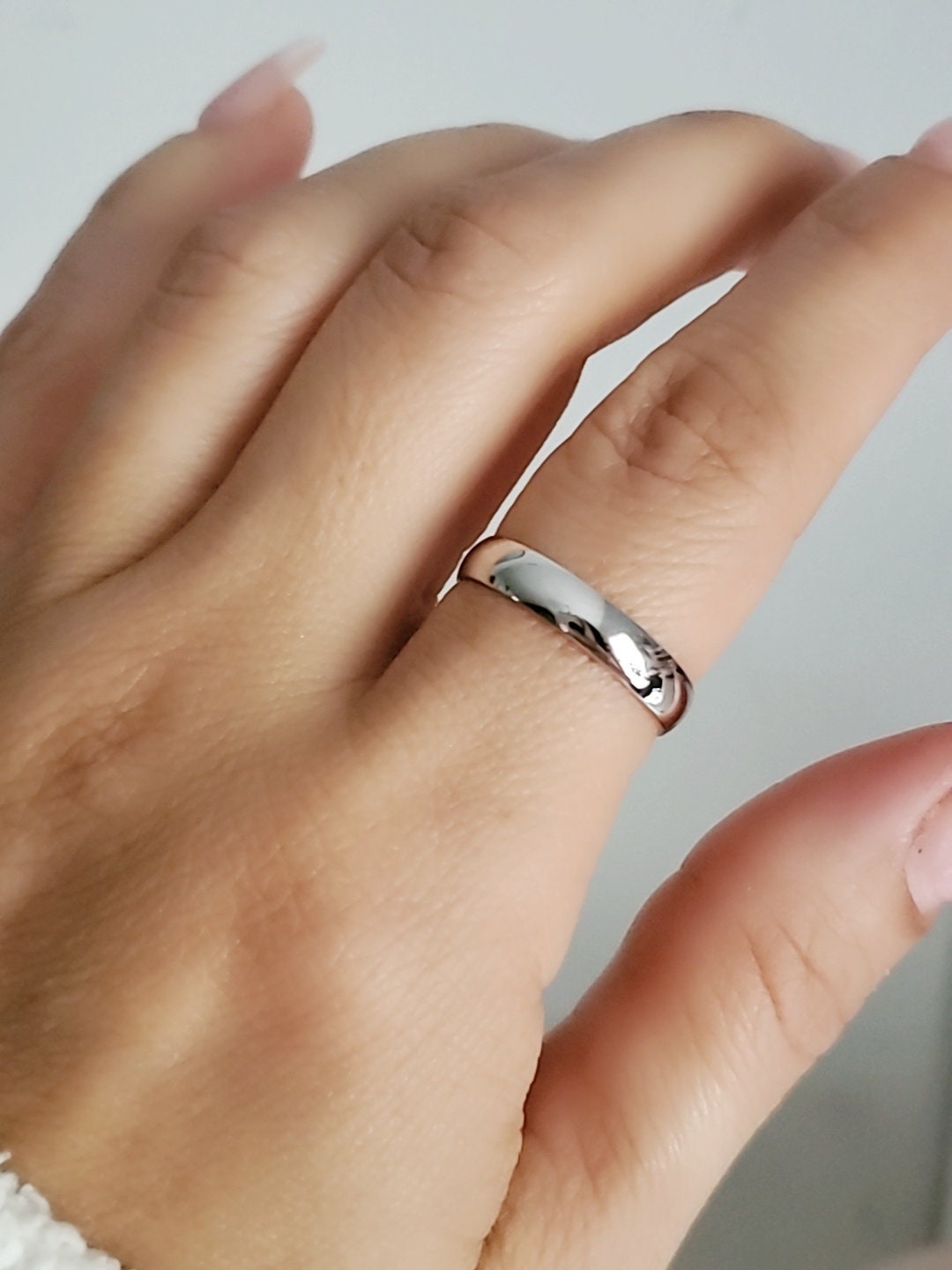 Sterling Silver 4mm Band